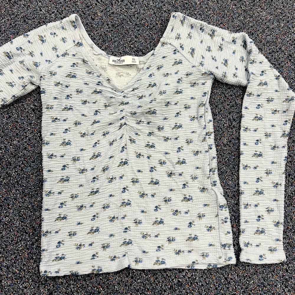 Hollister floral long sleeve